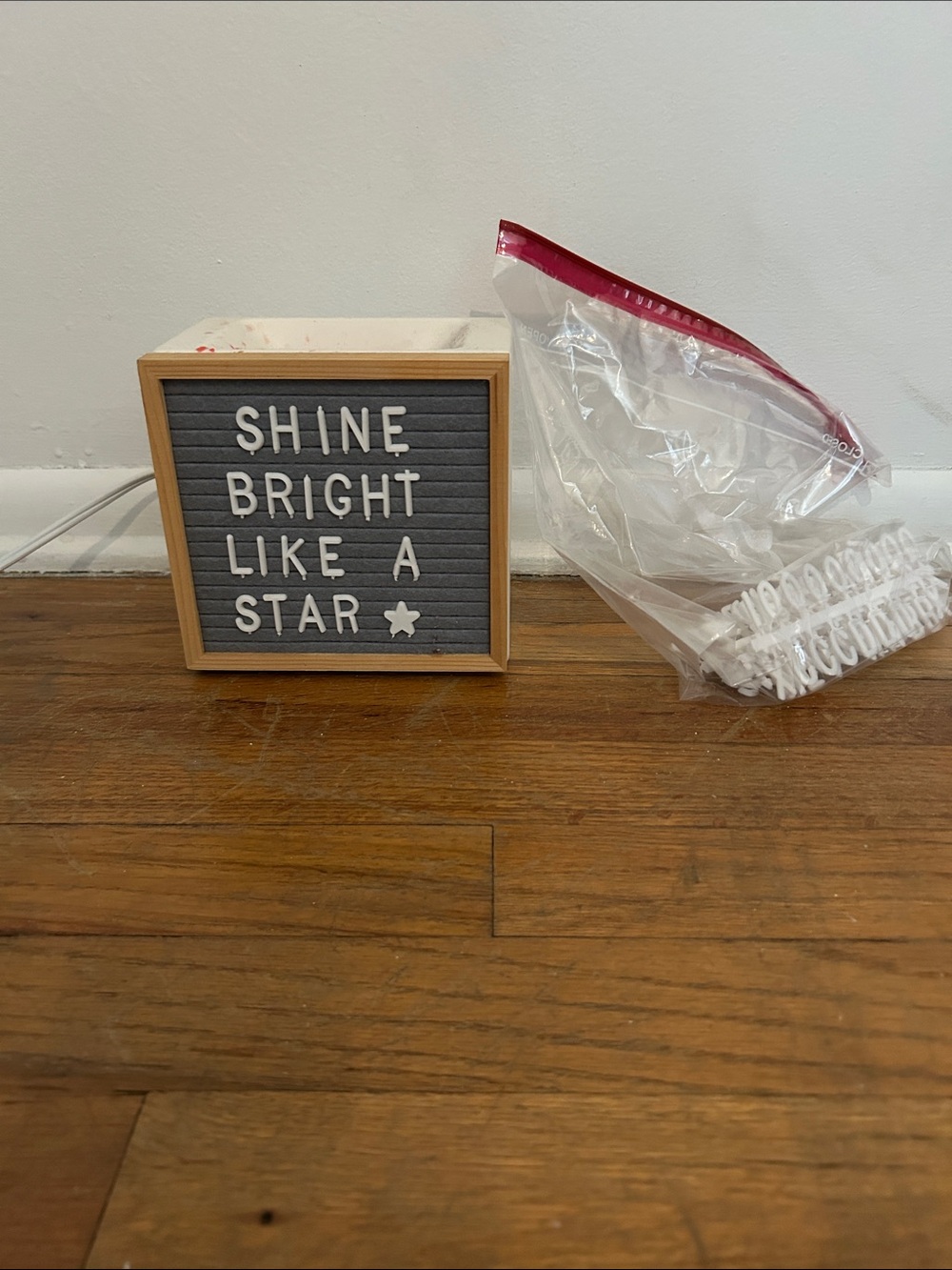 Warmer with customized board to write any kind of message